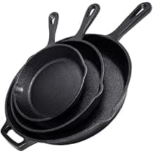 Cast Iron Skillet Set, 3-Piece